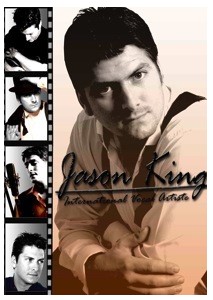 JASON KING....Charismatic vocalist covering everything....
